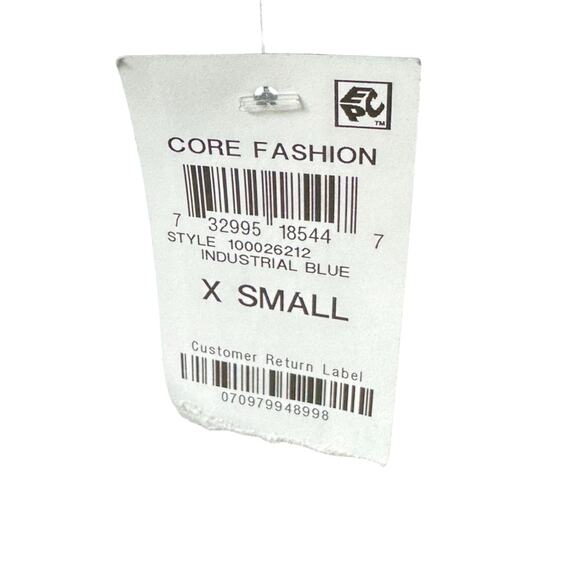 Style&Co Navy Blue Lace Trim Long Sleeve Lightweight Gauzy Tunic Top XS NEW - Picture 7 of 7